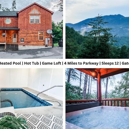 Indoor Heated Pool Hot Tub Cabin Sevierville Exteriör bild